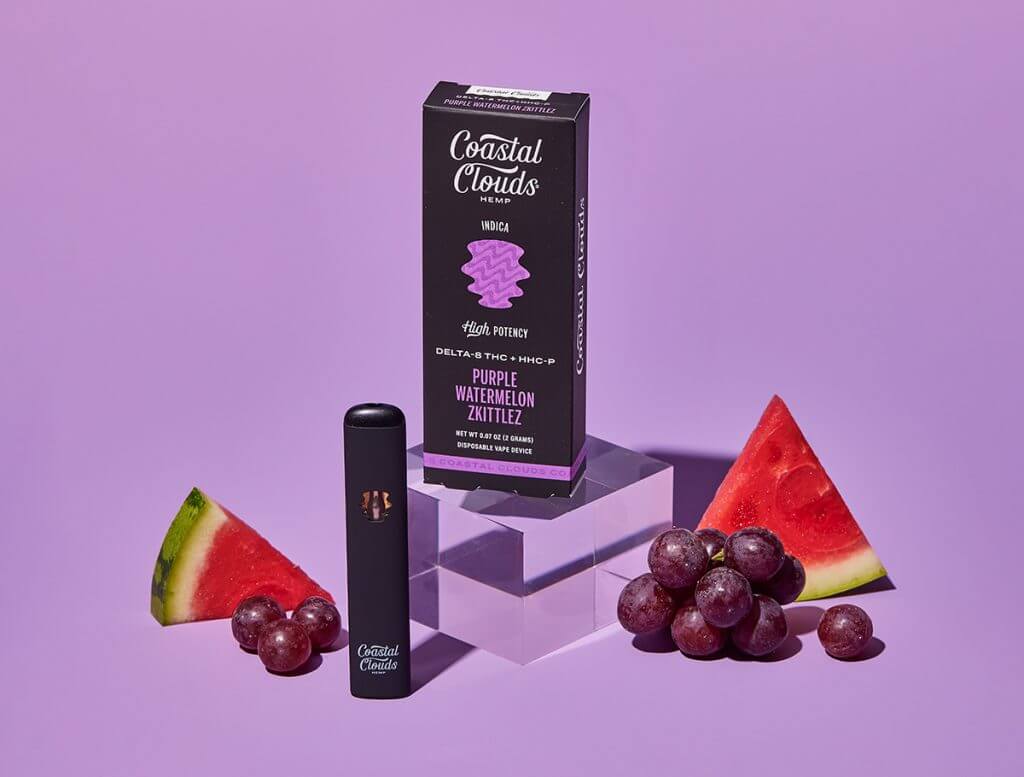 Purple Watermelon Zkittlez Coastal Clouds